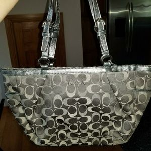 Gray Coach Purse